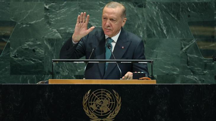 Cumhurbaşkanı Erdoğan Birleşmiş Milletler kürsüsünden duyurdu: Filistin’in sesi olacağız