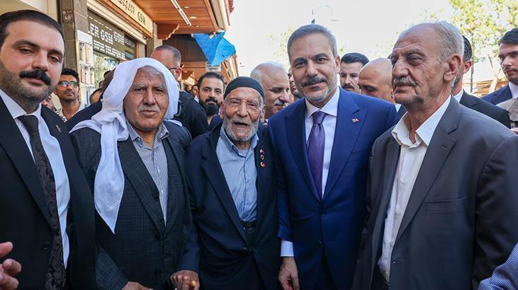 Dışişleri Bakanı Hakan Fidan’a Diyarbakır’da yoğun ilgi