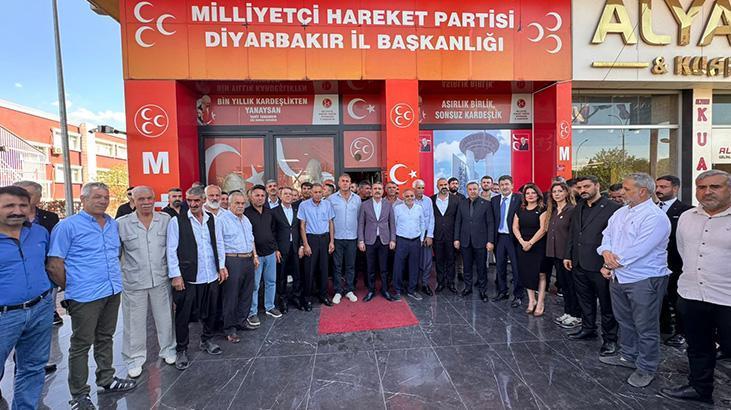 Diyarbakır’da MHP’ye 250 kişi katıldı
