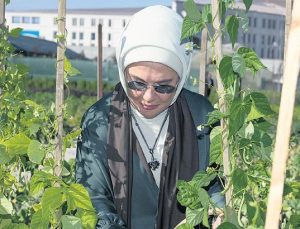 Emine Erdoğan, Milli Botanik Bahçesi’ni ziyaret etti