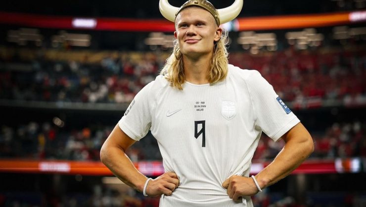 Erling Haaland yine şov yaptı, Norveç 3 puanı kaptı