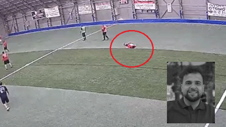 Kayseri’de halı sahada kahreden ölüm