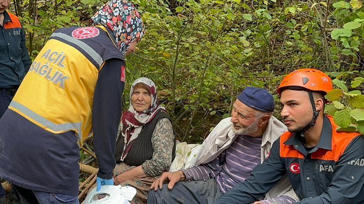 Konya’da ormanda kaybolan yaşlı çift 2 gün sonra bulundu