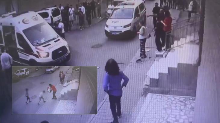 Küçükçekmece’de akraba kavgasında kurşun yağmuru! Sokakta oyun oynayan çocuk vuruldu… Dehşet anları kamerada