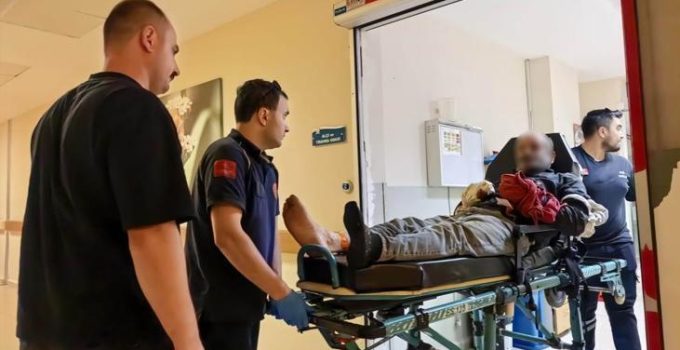 Ormanlık alanda feci kaza! Ellerini zincire sıkıştıran adamın 6 parmağı koptu