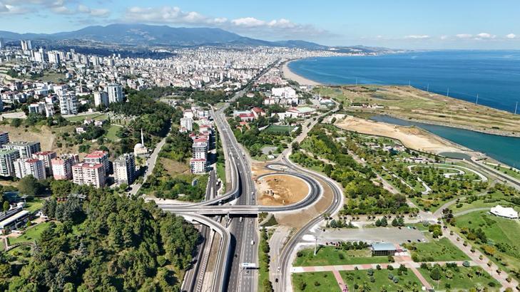 Samsun trafiğinde dikkat çeken değişim! 2 bin 312 araç yeni bağlantı yoluna yöneldi