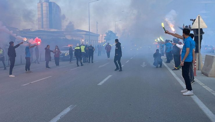 Şehri adeta yaktılar! Filistin Milli Takımı’na coşkulu karşılama