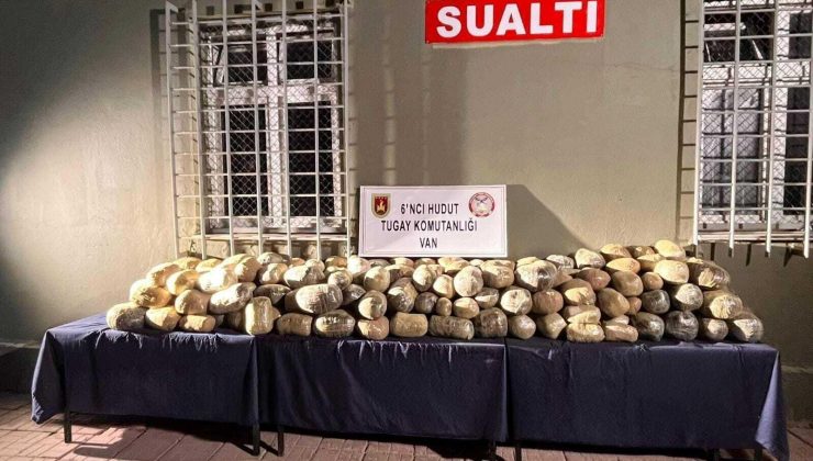 Van hudut hattında 412 kilo 741 gram uyuşturucu madde ele geçirildi