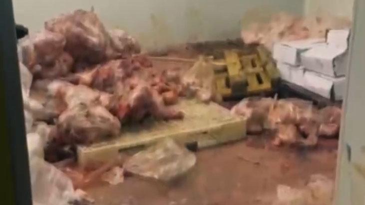 Yakalanmasalardı vatandaşa yedireceklerdi! Başkentte 104 ton bozuk et ele geçirildi