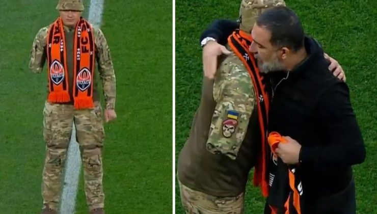 Arda Turan boynuna sarıldı! Savaşta kolunu kaybeden askere unutamayacağı jest