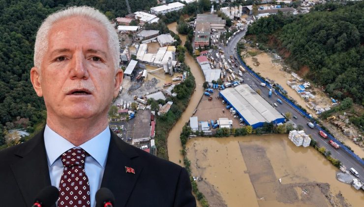 Ayazağa’daki dere kenarında riskli yapıların yıkımına başlandı