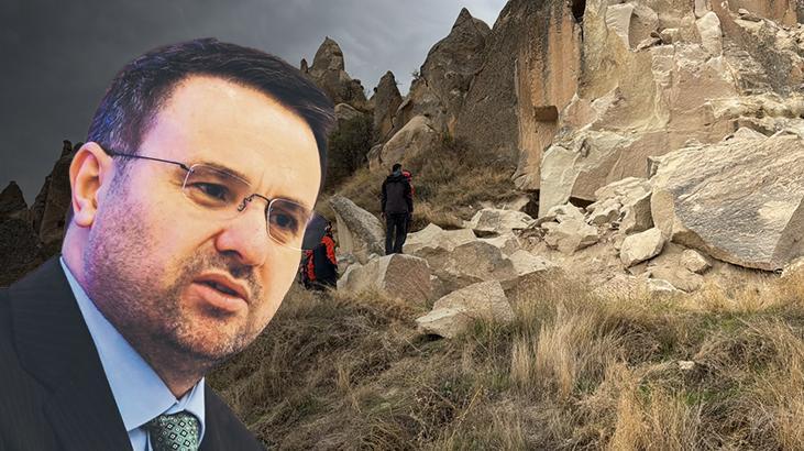 Bakan Gürlek’ten Kapadokya’da peribacasının çökmesiyle ilgili açıklama