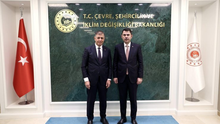 Bakan Kurum, İzmir Büyükşehir Belediye Başkanı Cemil Tugay ile görüştü! Masada Körfez Eylem Planı ve kentsel dönüşüm var