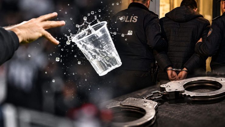 Bir bardak su başına iş açtı! Tutuklanması isteniyor