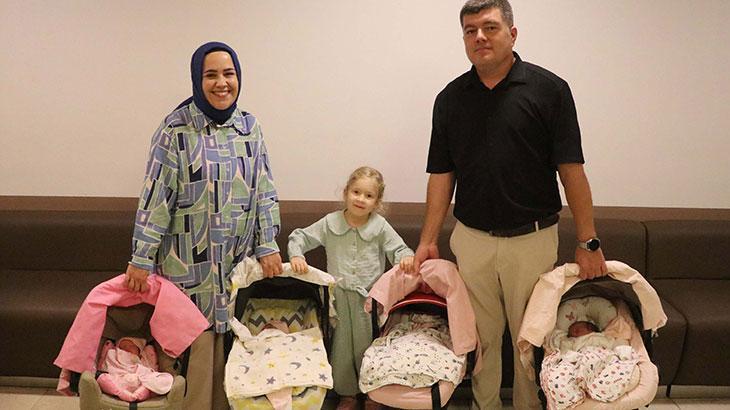Bir çocuk hayal ettiler, 4 bebekle döndüler: Artık 5 kızımız oldu