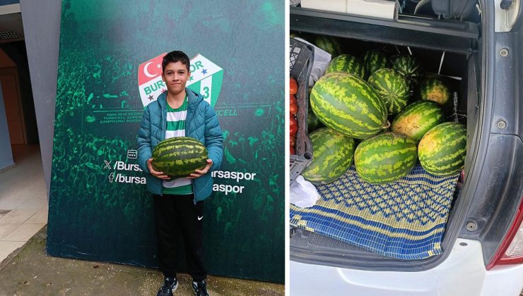 Bursasporlu Iheanacho’ya karpuz sürprizi
