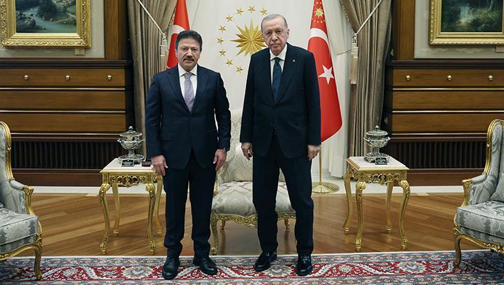 Cumhurbaşkanı Erdoğan, TESK Genel Başkanı Yiğiner’i kabul etti