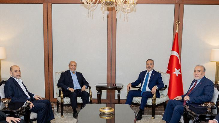Dışişleri Bakanı Hakan Fidan Hamas heyetini kabul etti
