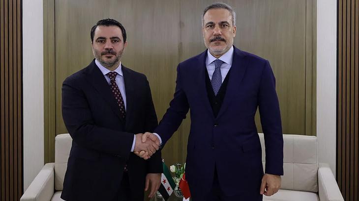 Dışişleri Bakanı Hakan Fidan Suriye Dışişleri Bakanı Şeybani ile görüştü