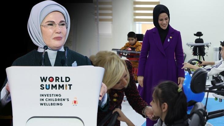 Emine Erdoğan ve Esra Albayrak Semerkant’ta! Özel gereksinimli çocuklar için önemli adım