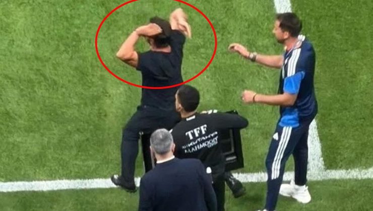 Emre Belözoğlu, Barış Alper Yılmaz’ın golünden sonra çıldırdı