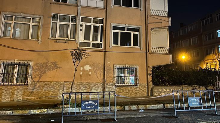 Eyüpsultan’da kolonlarından sesler gelen 5 katlı bina tahliye edildi