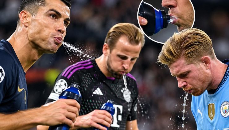 Futbolcuların içtikleri sıvıyı neden tükürdükleri ortaya çıktı