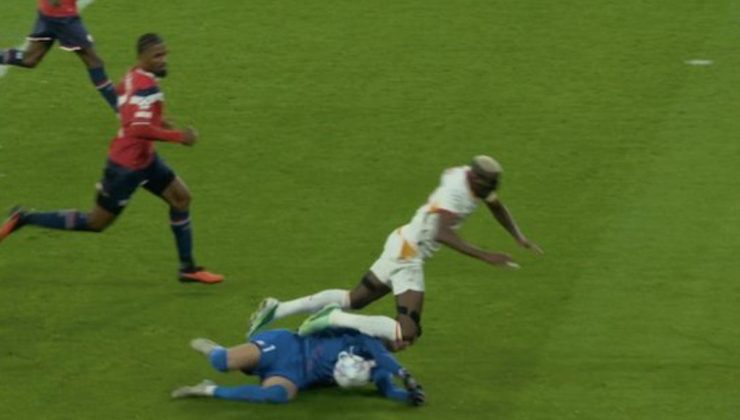 Galatasaray’ın Osimhen ile kazandığı penaltı iptal edildi