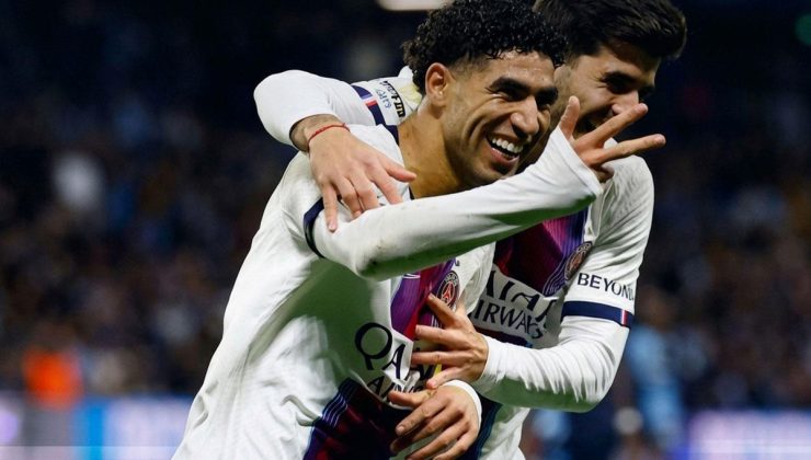 Hakimi’den sıra dışı performans! PSG, rakibini beşledi