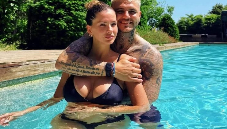 Icardi, sevgilisiyle yataktan fotoğraf paylaştı, düştüğü nota mesaj yağdı