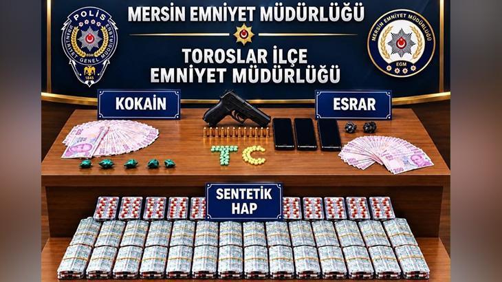 Mersin’de uyuşturucu operasyonu: 4 tutuklama