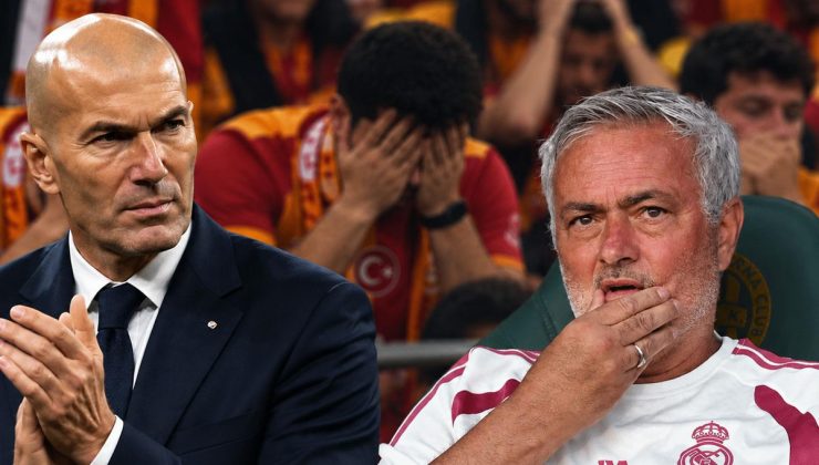 Mourinho ve Zidane Galatasaray’ın tüm planını yerle bir etti