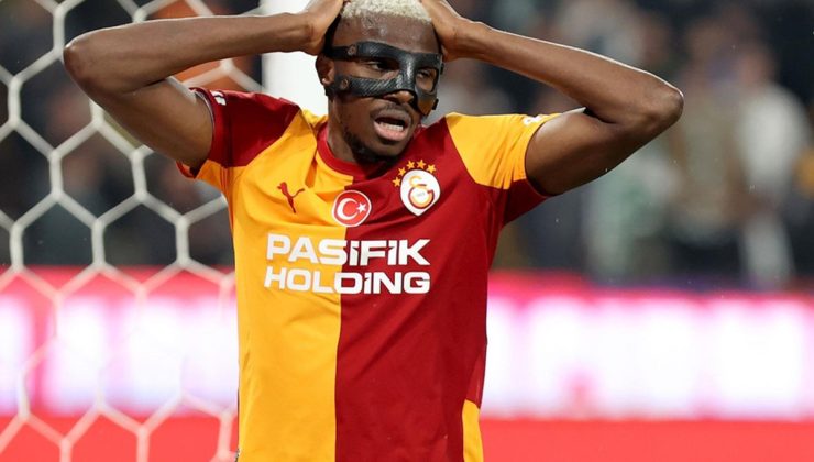 Osimhen maç sonundaki görüntüsüyle korkuttu