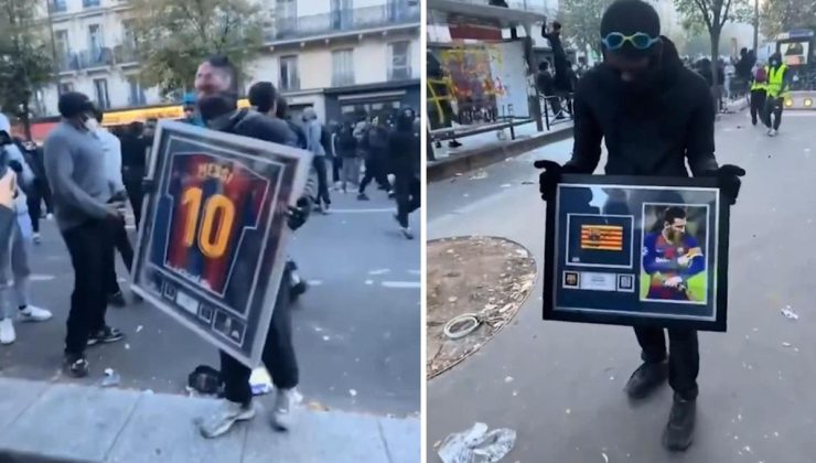 Paris’teki yağmada Messi imzalı servet değerindeki ürünleri çaldılar