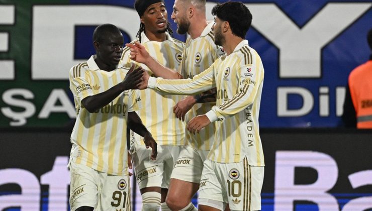 Rize’de gövde gösterisi! Fenerbahçe 3 puanı 3 golle aldı