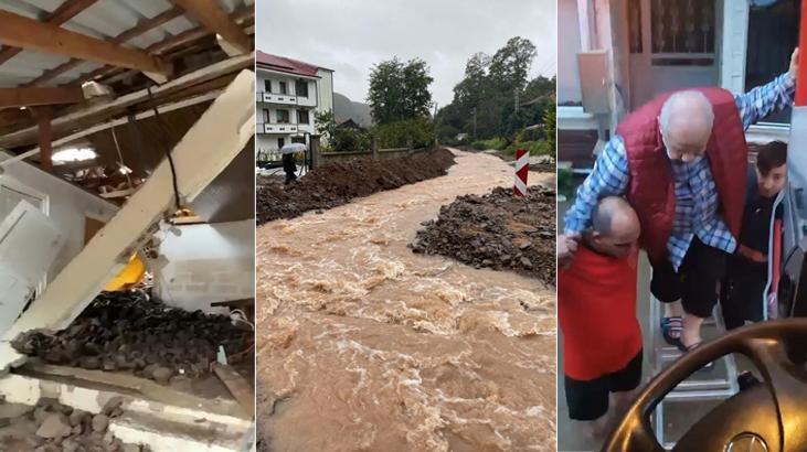 Sakarya’daki sel felaketi depremi aratmadı! Evler, ahırlar yıkıldı
