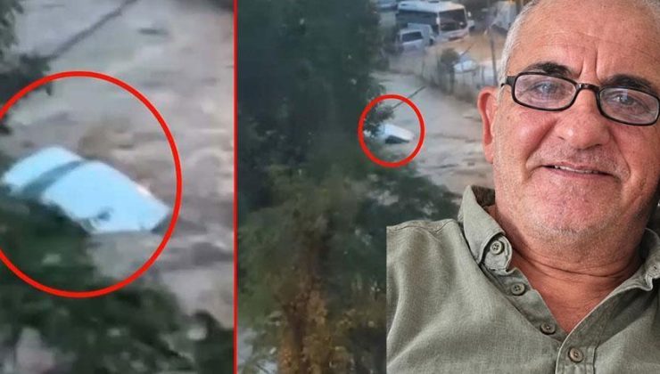 Sarıyer’de sel dehşeti! Yeni görüntüleri ortaya çıktı: İçinde adam var