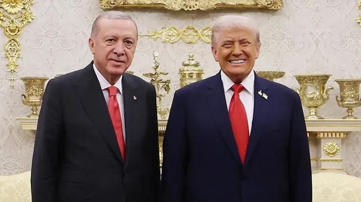 SON DAKİKA! Cumhurbaşkanı Erdoğan, Trump ile görüştü