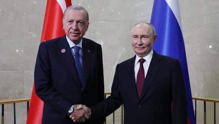 Son dakika… Cumhurbaşkanı Erdoğan, Putin ile görüştü