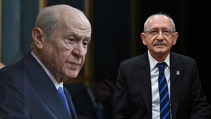 Son dakika… MHP lideri Bahçeli, CHP Genel Başkanı Kılıçdaroğlu ile görüştü