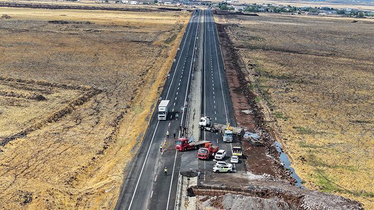 Tanker devrildi! Diyarbakır-Şanlıurfa kara yolu ulaşıma kapandı