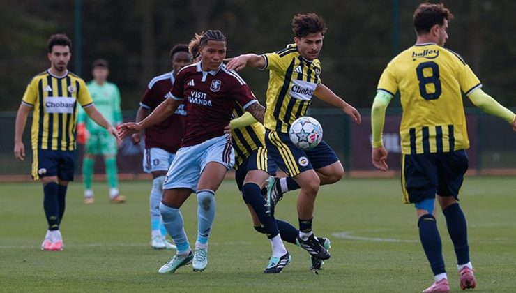 UEFA Gençlik Ligi’nde Fenerbahçe, Aston Villa’ya mağlup