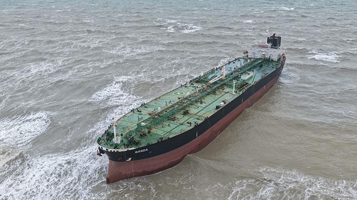 Ulaştırma ve Altyapı Bakanlığı duyurdu: Sarıyer’de sürüklenen tanker kurtarıldı