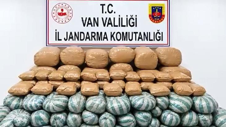 Van’da operasyon! 517 kilo uyuşturucu madde ele geçirildi